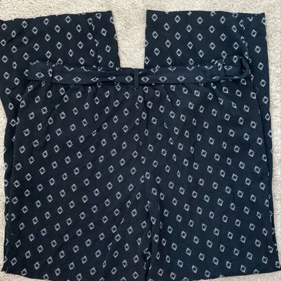 Old Navy Black Aztec Pull On Pants Size Large - Picture 4 of 5